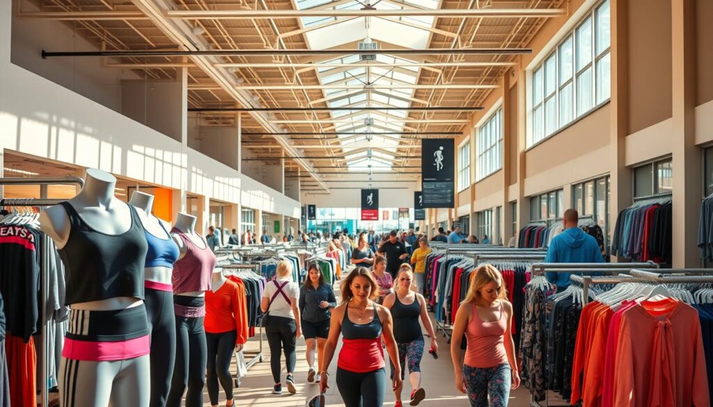 outlet shopping for athletic wear
