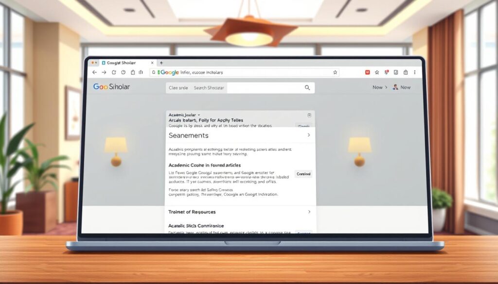 Google Scholar Academic Search Engine
