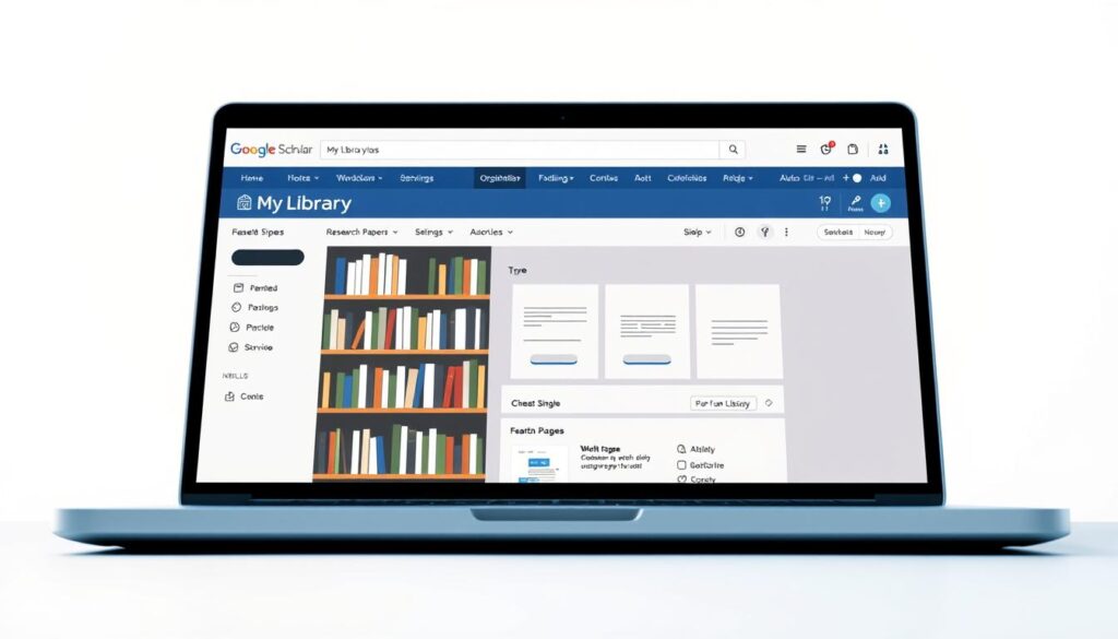 Google Scholar My Library Feature