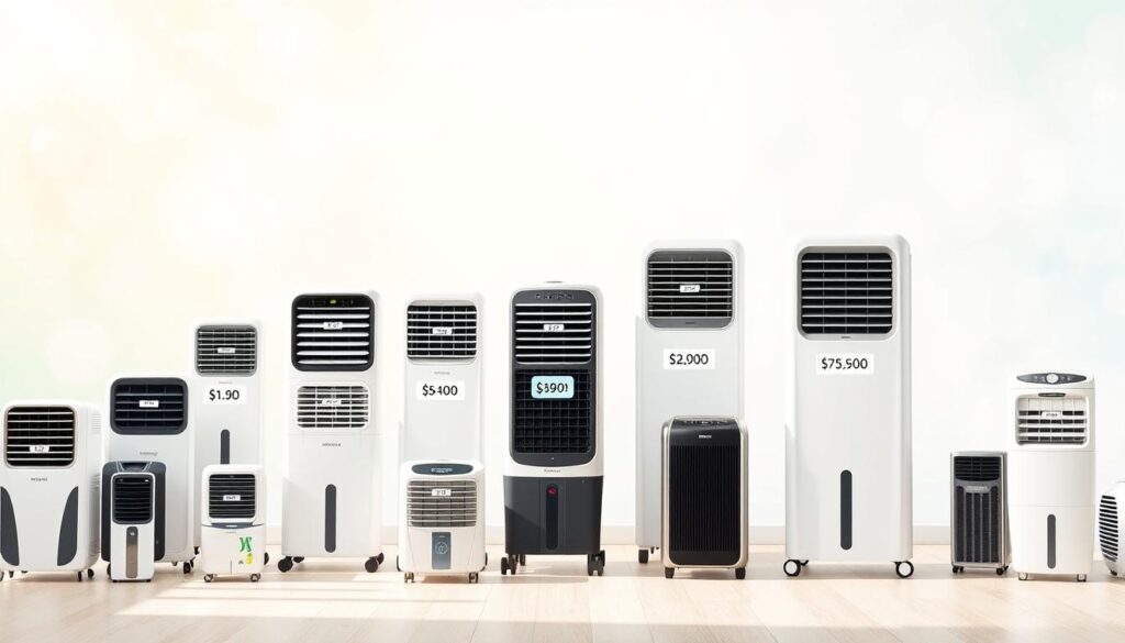 air cooler price ranges