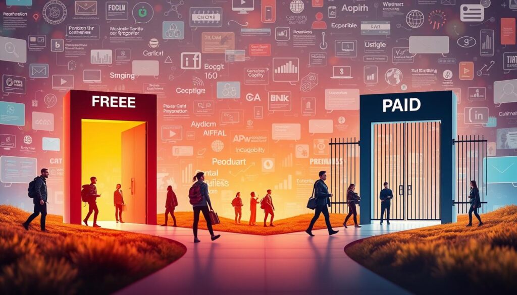 free vs. paid online learning
