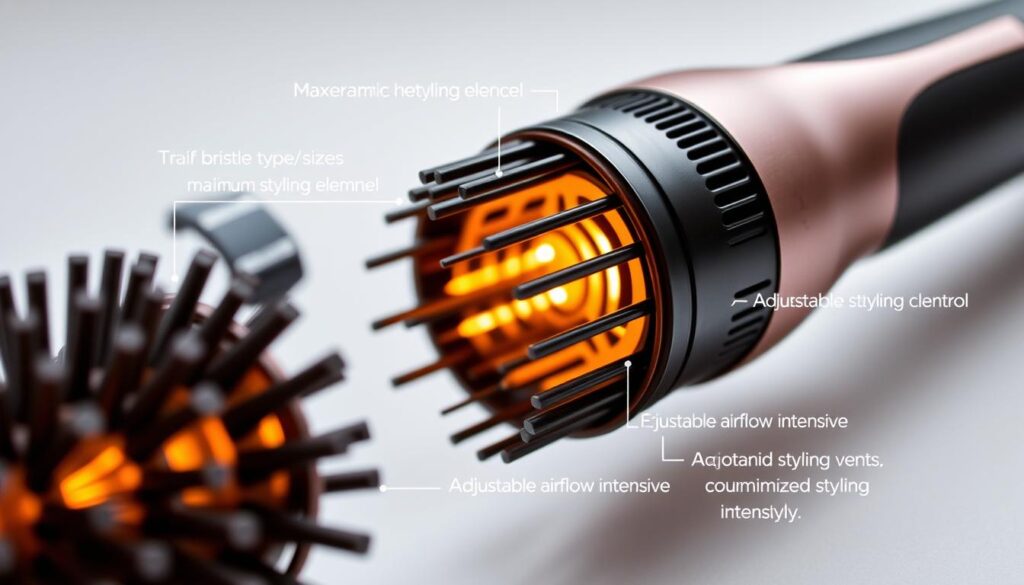 hot air brush features