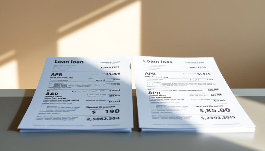 Comparing Loans APR Interest Rates