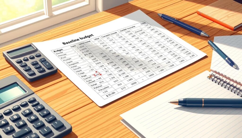baseline budget calculation