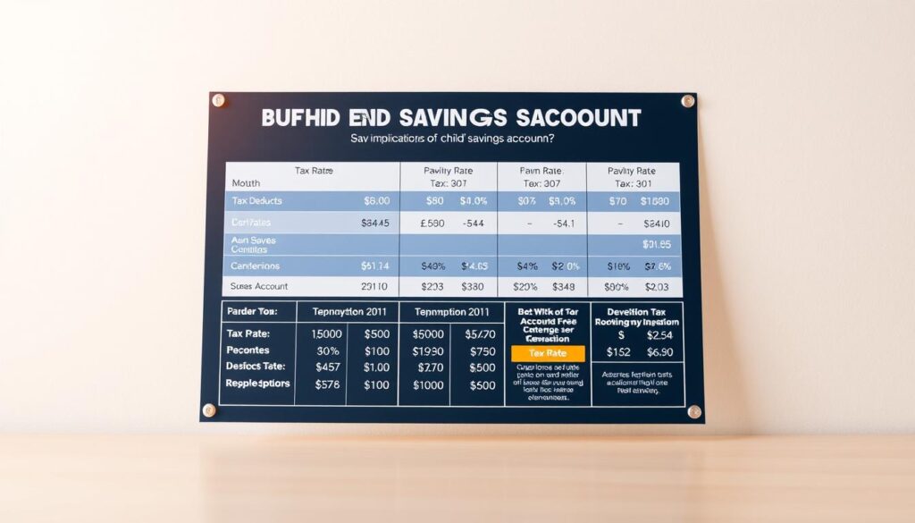 tax implications for children's savings