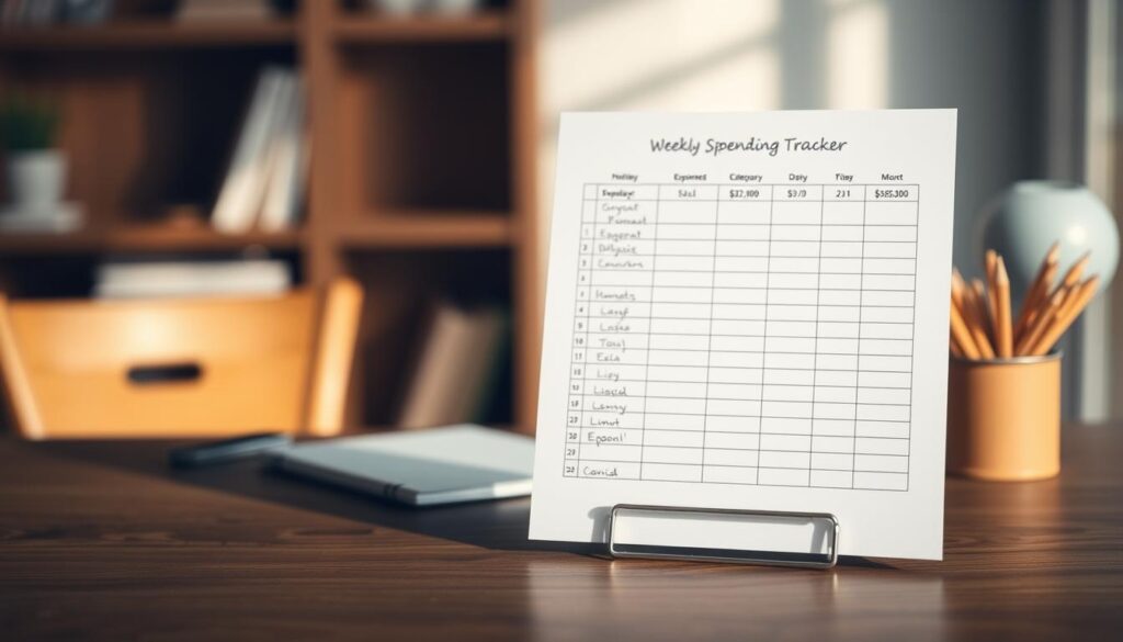 weekly spending tracker